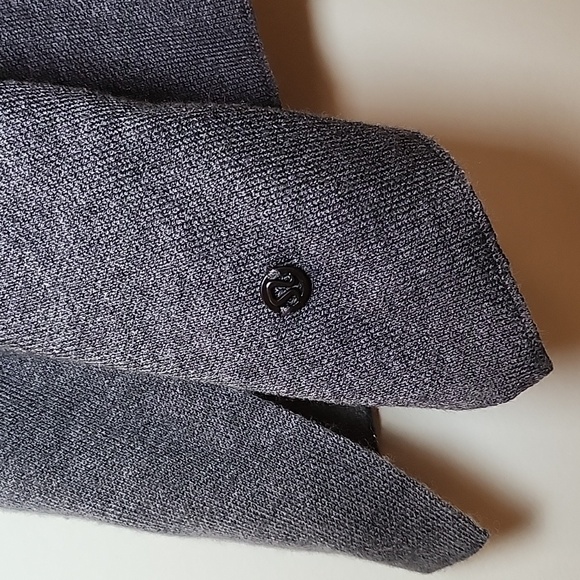 Lululemon After Asana Wrap Gray Open Front Women's Sweater Sz OS - Picture 11 of 16